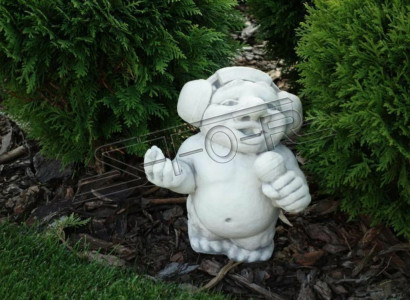 Schweinchen Poroschenko Figur Skulptur Figuren Statue WC Toiletten